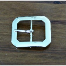 Clipped Corner 1½" (38mm) Belt Buckle Brass Plated